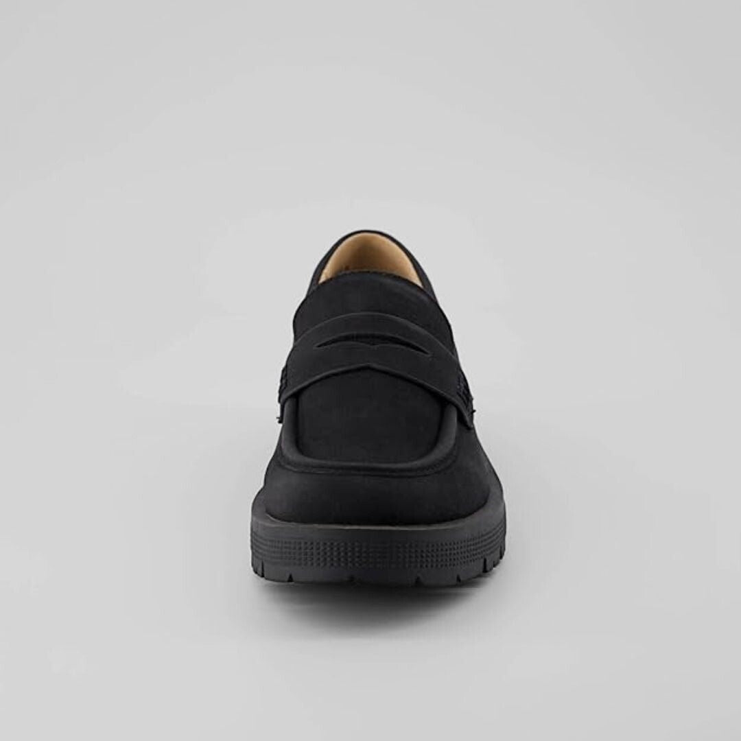 Mocasines Penny de Ante para Mujer – Tacón Bajo y Punta Redonda