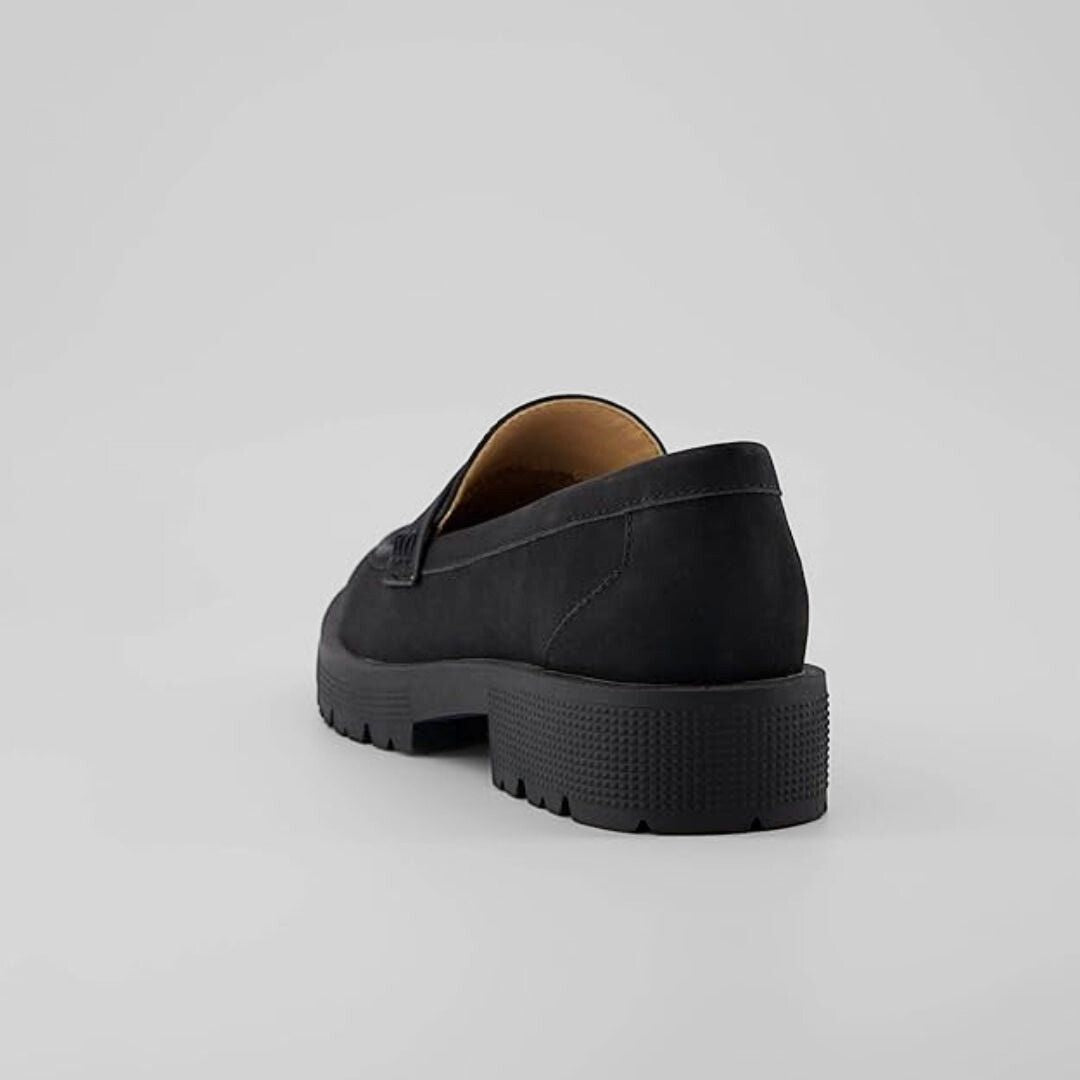 Mocasines Penny de Ante para Mujer – Tacón Bajo y Punta Redonda