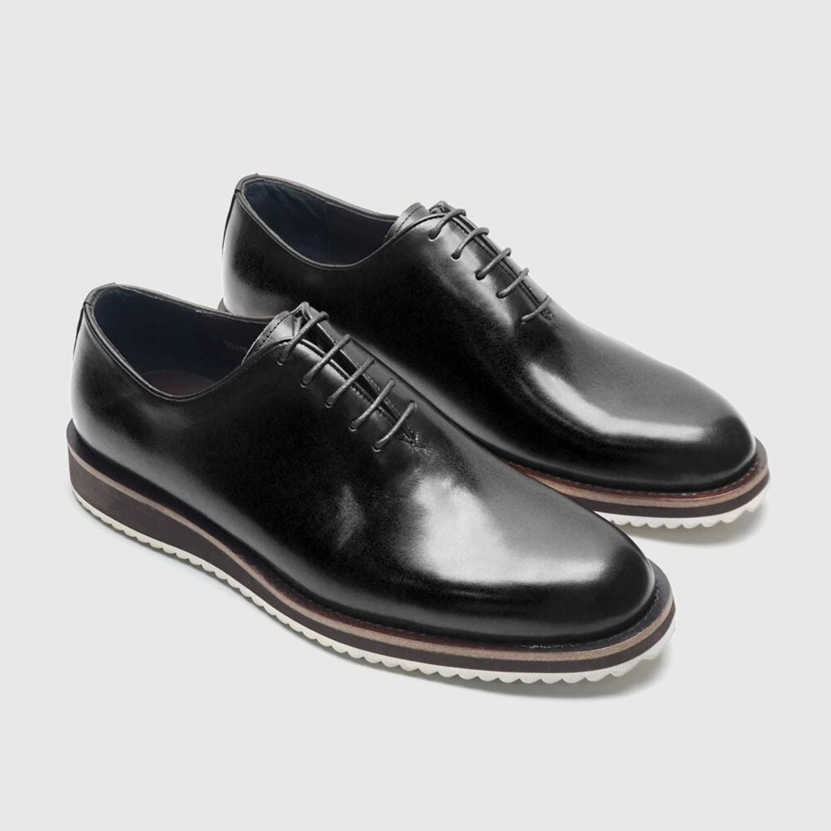 Zapatos Oxford de Cuero para Hombre – Suela Blanda y Antideslizante